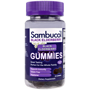 Sambucol, Sambucol, Black Elderberry, 30 Gummies
