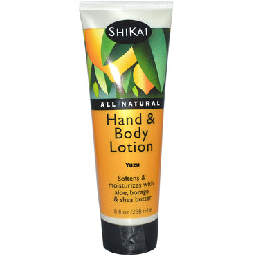 Shikai, lotion pour les mains et le corps, Yuzu, 8 fl oz (238 ml)