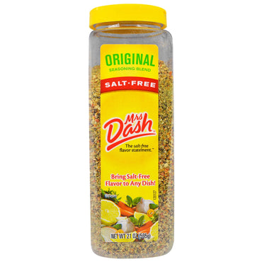 Mrs. Dash, mezcla de condimentos original, sin sal, 21 oz (595 g)