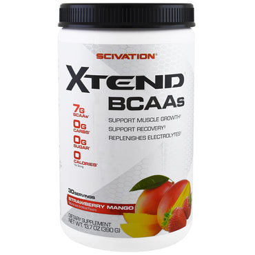 Scivation, Xtend BCAA, Strawberry Mango, 13,7 oz (390 g)