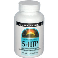 Source Naturals, 5-HTP, 100 mg, 120 Capsules