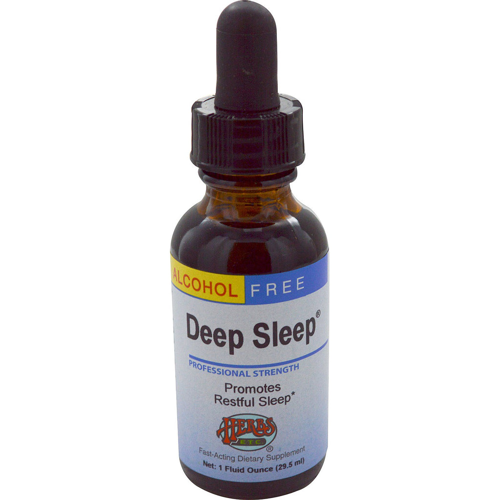 Herbs Etc., Deep Sleep, Alcohol Free, 1 fl oz (29.5 ml)