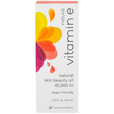 Home Health, Aceite natural de vitamina E, 45 000 UI, 2,5 fl oz (74 ml)