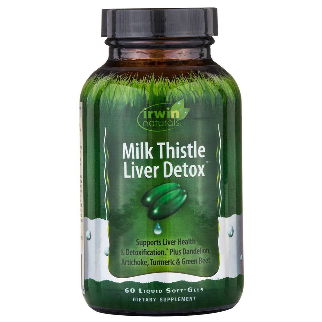 Irwin Naturals, Milk Thistle Liver Detox, 60 Liquid Soft-Gels