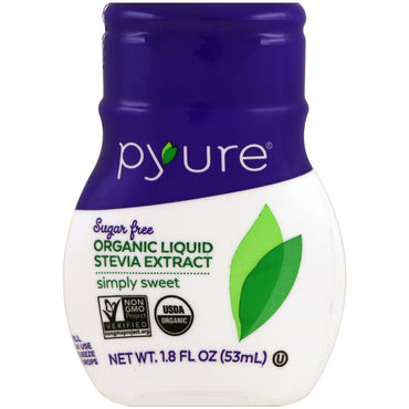Pyure, flüssiger Stevia-Süßstoff, einfach süß, 1,8 fl oz (53 ml)