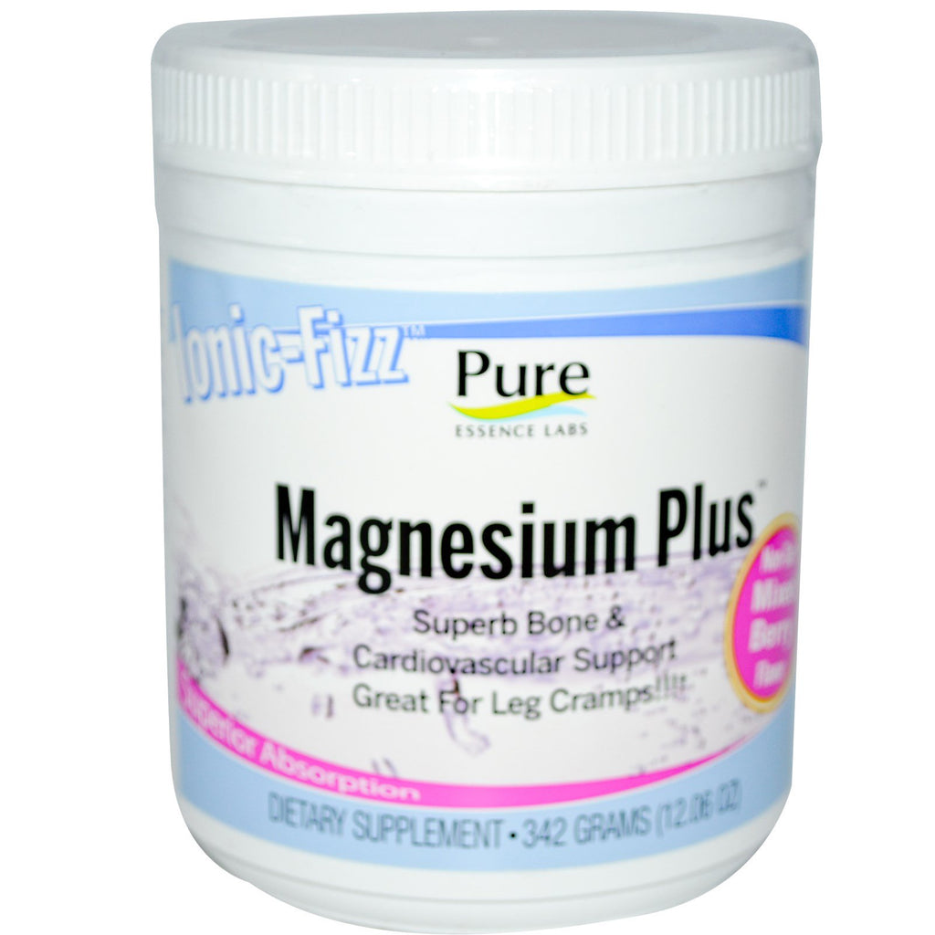 Pure Essence, Ionic-Fizz, Magnésium Plus, Baies mélangées, 12,06 oz (342 g)