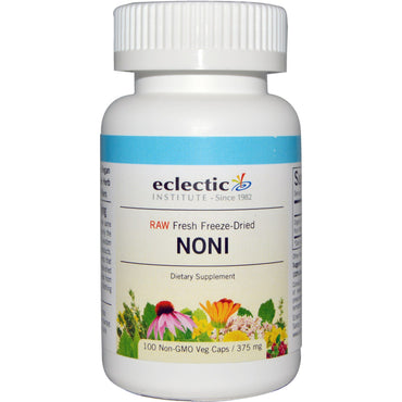 Eclectic Institute, Noni, 375 mg, 100 ikke-GMO-grønnsakskapsler