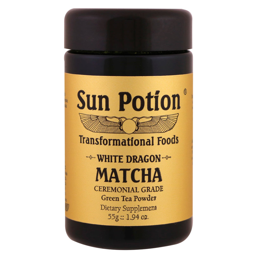 Sun Potion, وايت دراجون ماتشا، مسحوق الشاي الأخضر الاحتفالي، 1.94 أونصة (55 جم)
