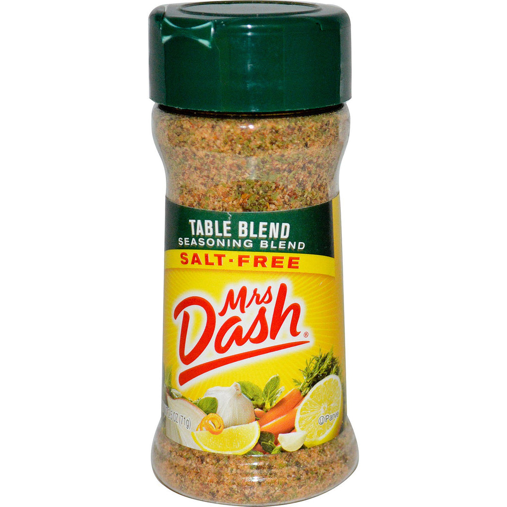 Mrs. Dash, テーブルブレンド調味料、無塩、2.5 oz (71 g)