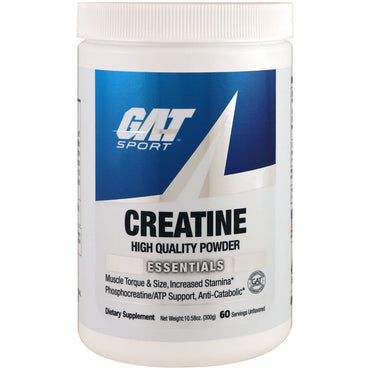 GAT, Kreatin, nicht aromatisiert, 10,58 oz (300 g)