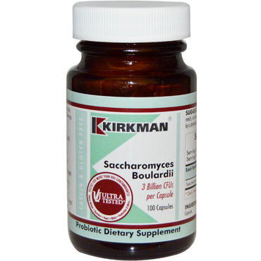 Kirkman Labs, Saccharomyces Boulardii, 100 gélules