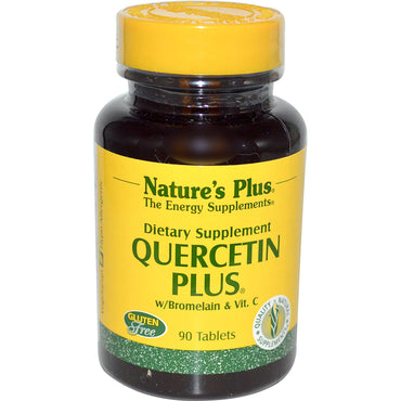 Nature's Plus, Quercetina Plus, 90 tabletas