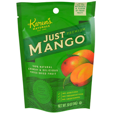 Karen's Naturals, Premium, Just Mango, .50 oz (14 g)