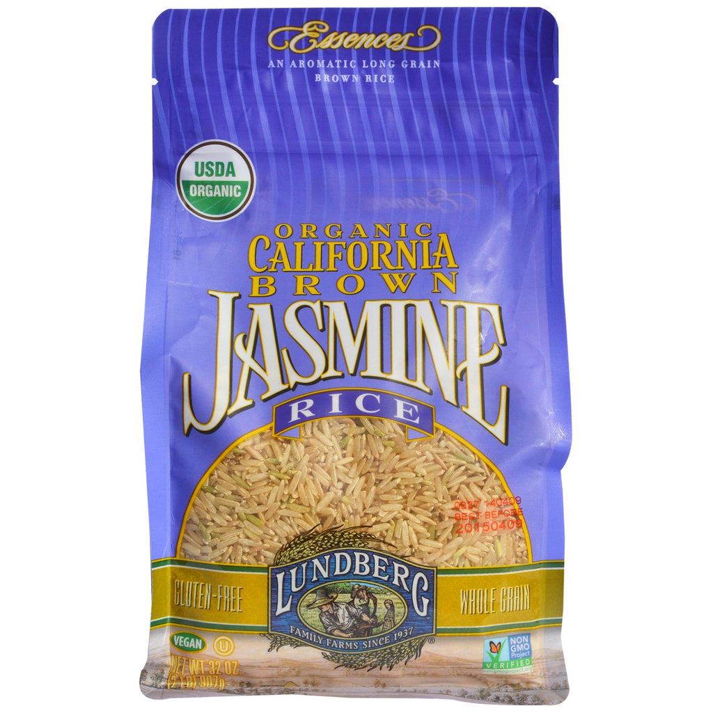 Lundberg  California Brown Jasmine Rice 32 oz (907 g)