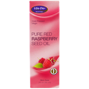Life Flo Health, Pure Red Raspberry Seed Oil, 2 fl oz (60 ml)