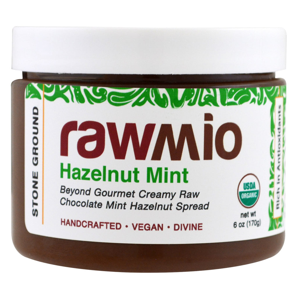 Rawmio, , Hazelnut Mint, 6 oz (170 g)