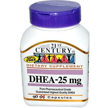 21. Jahrhundert, DHEA-25 mg, 90 Kapseln.
