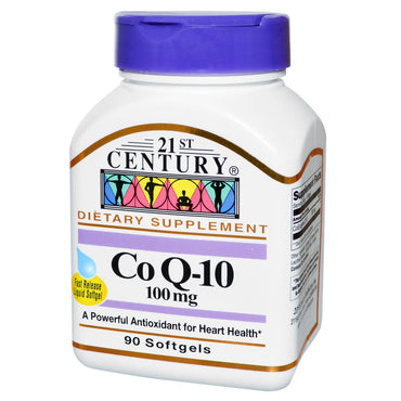 21st Century, Co Q-10, 100 mg, 90 cápsulas blandas