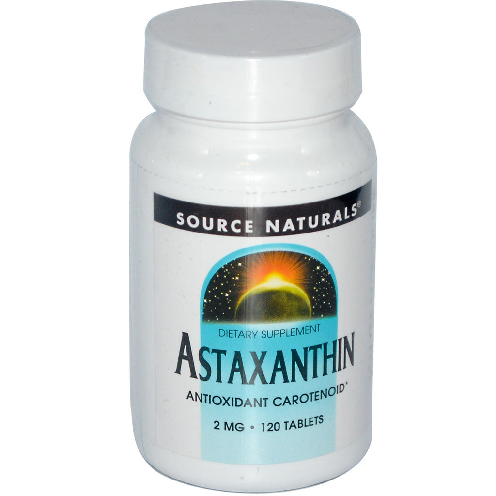 Source Naturals, astaxantina, 2 mg, 120 tabletas