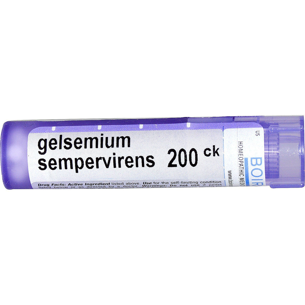 Boiron, remedios únicos, Gelsemium Sempervirens, 200 CK, aproximadamente 80 gránulos