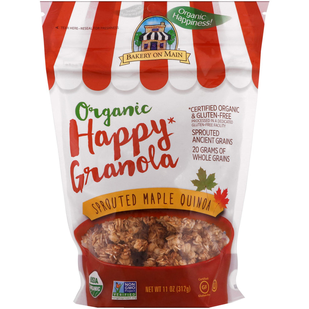 Bakery On Main, , Happy Granola, Sprouted Maple Quinoa, 11 oz (312 g)