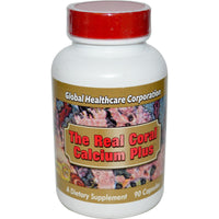 Global Healthcare, The Real Coral Calcium Plus, 90 Capsules