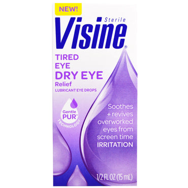 Visine Sterile Relief gegen müde Augen und trockene Augen, 1/2 fl oz (15 ml)