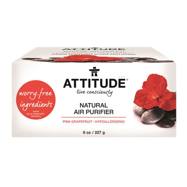 ATTITUDE, Natural Air Purifier, Pink Grapefruit, 8 oz (227 g)
