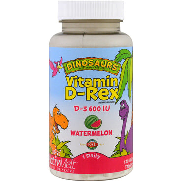 Kal, vitamin d-rex, vannmelon, 600 iu, 120 mikrotabletter