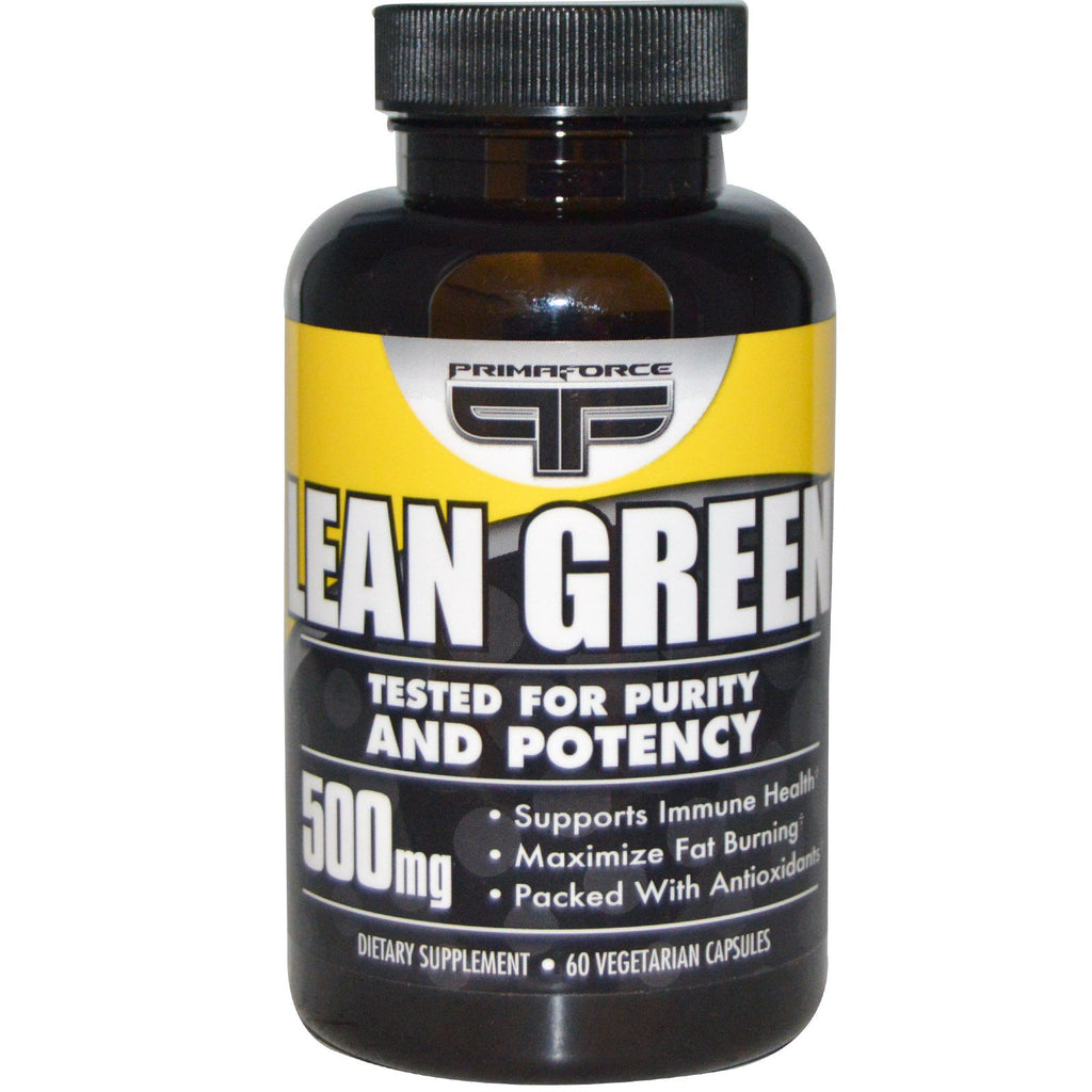 Primaforce, Lean Green, 500 mg, 60 de capsule vegetale