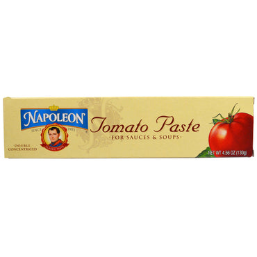 Napoleon Co., Pasta de Tomate, Para Molhos e Sopas, 130 g (4,56 oz)