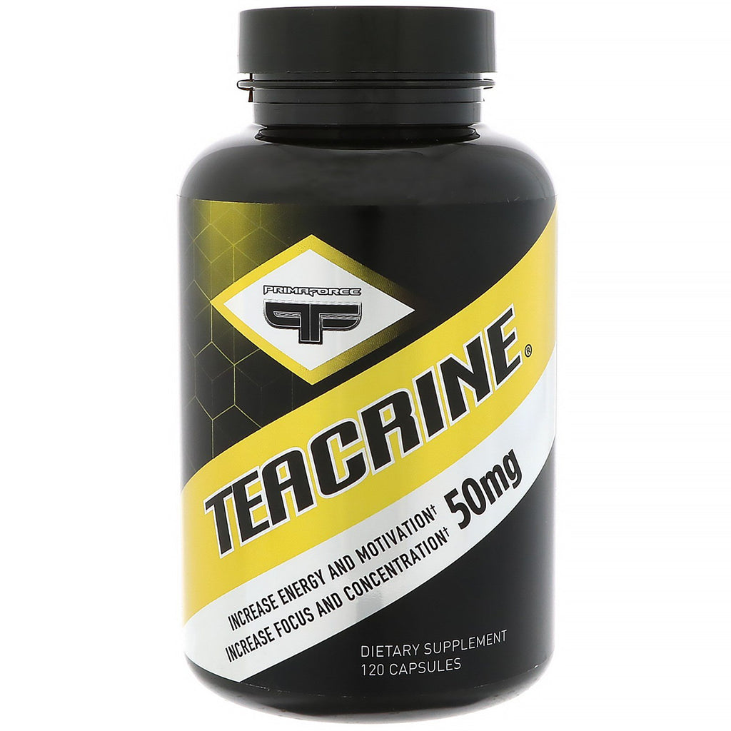 Primaforce, TeaCrine, 50 mg, 120 kapslar