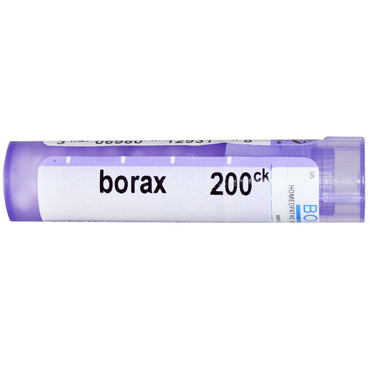 Boiron, remedios únicos, bórax, 200 ck, aproximadamente 80 bolitas