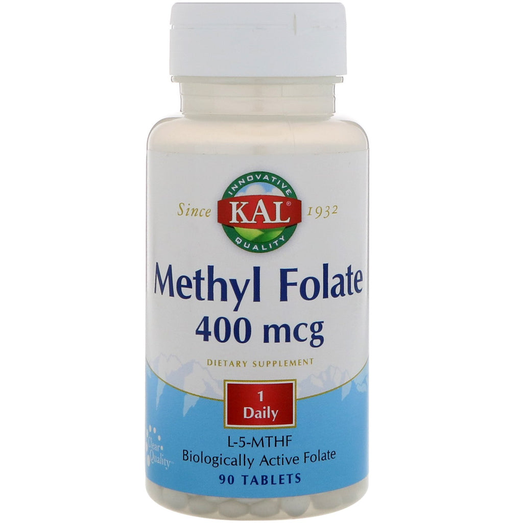 KAL, folian metylu, 400 mcg, 90 tabletek