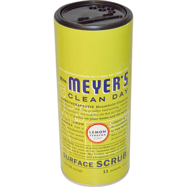 Mrs. Meyers Clean Day, exfoliante de superficies, aroma a hierbaluisa, 11 oz (311 g)