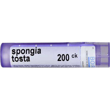 Boiron, remèdes uniques, Spongia Tosta, 200CK, environ 80 granulés