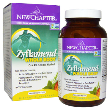 New Chapter, Zyflamend Whole Body, 180 Vegetarian Capsules