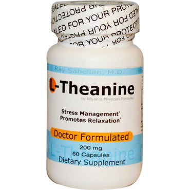 Advance Physician Formulas, Inc., L-teanina, 200 mg, 60 capsule