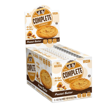 Lenny & Larry's The Complete Cookie Erdnussbutter 12 Kekse je 4 oz (113 g).