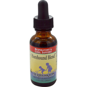 Herbs for Kids, Mistura de Horehound, 30 ml (1 fl oz)