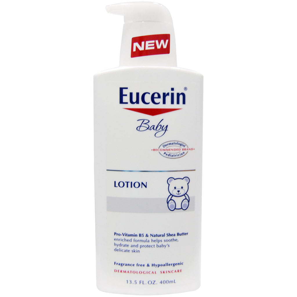Eucerin Loción para bebé sin fragancia 13,5 fl oz (400 ml)