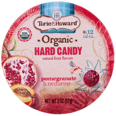 Torie & Howard, , Hard Candy, Granatæble & Nektarin, 2 oz (57 g)