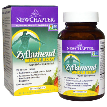 New Chapter, Zyflamend Whole Body, 60 Vegetarian Capsules