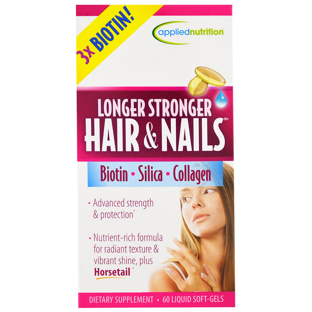 applynutrition Longer Stronger Hair & Nails 60 Geluri moi lichide