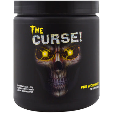Cobra Labs, The Curse, Pre Workout, Lemon Rush, 0.55 lbs (250 g)