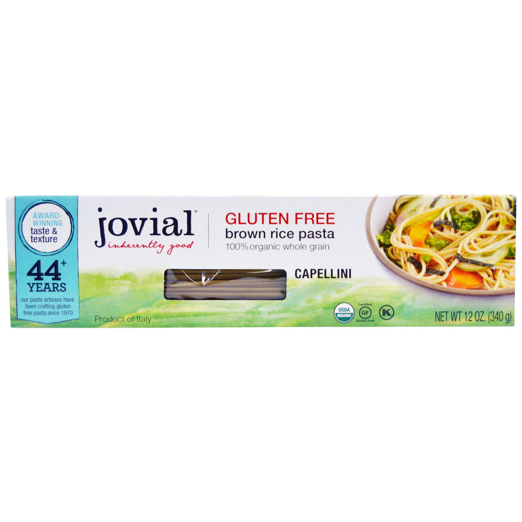 Jovial Brown Rice Pasta Capellini 12 oz (340 g)