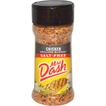 Mrs. Dash, amestecuri de pui la grătar, fără sare, 2,5 oz (68 g)