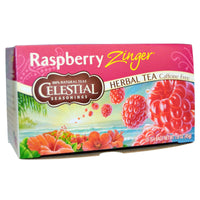 Celestial Seasonings, Herbal Tea, Caffeine Free, Raspberry Zinger, 20 Tea Bags, 1.6 oz (45 g)