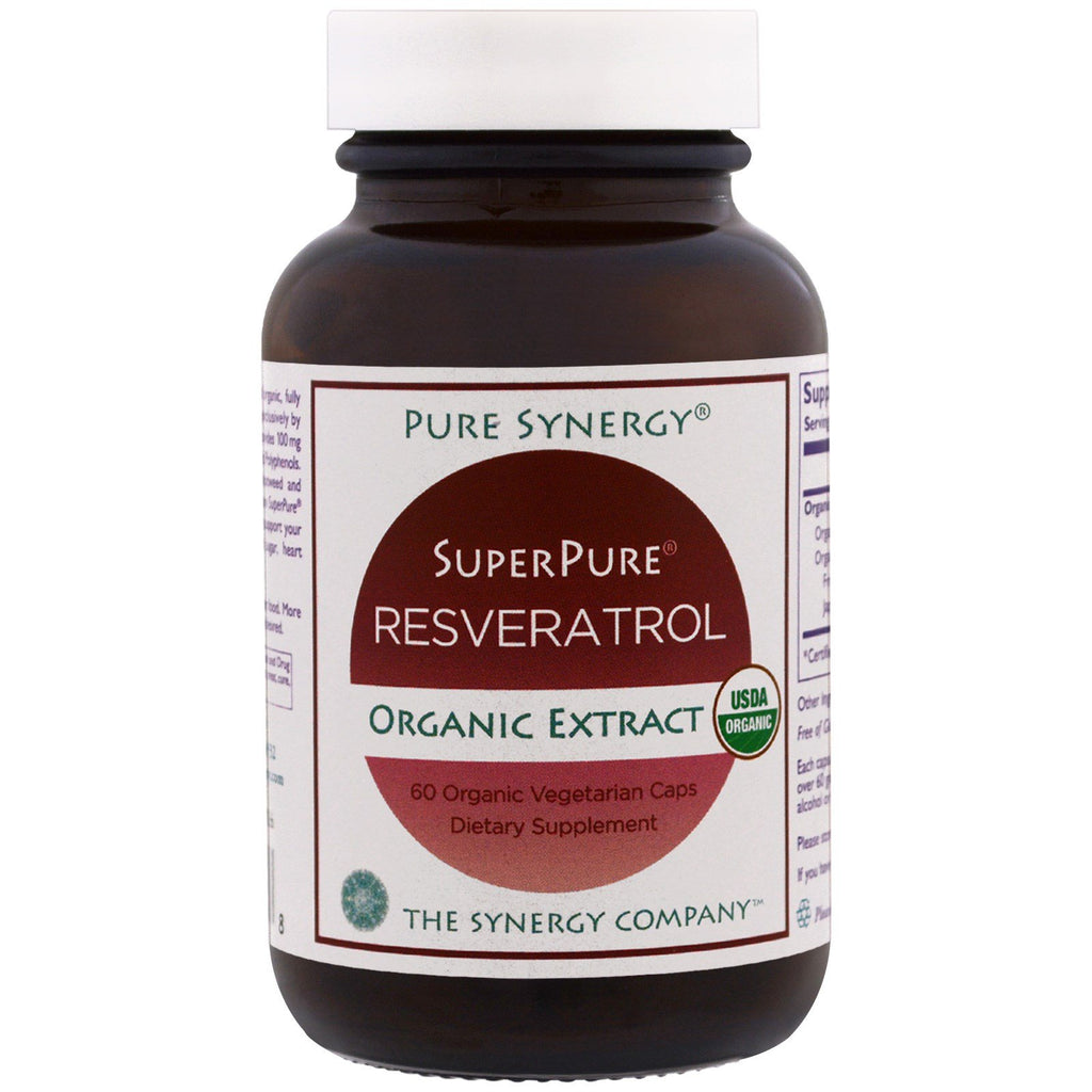 The Synergy Company, Pure Synergy,  Super Pure Resveratrol  Extract, 60  Veggie Caps