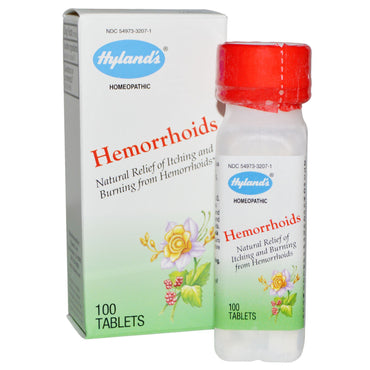 Hyland's, hemoroider, 100 tabletter